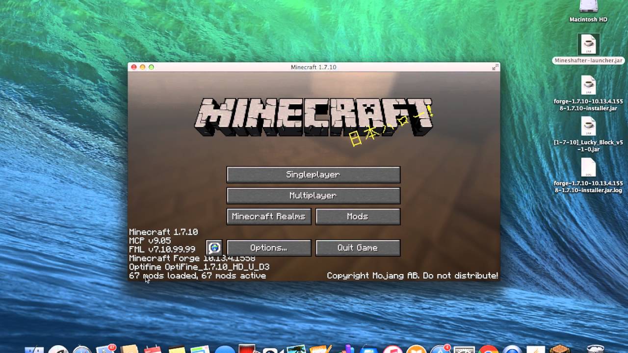 Minecraft Forge 1.7.10 For Mac